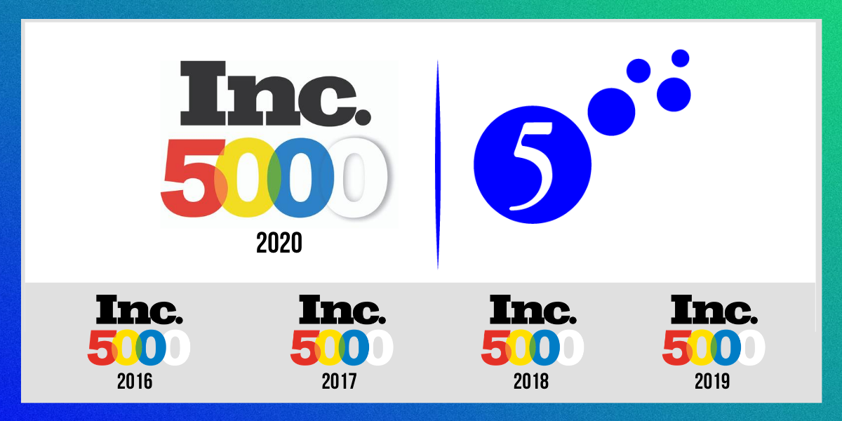 For The 5th Consecutive Year 5 Appears On The Inc 5000